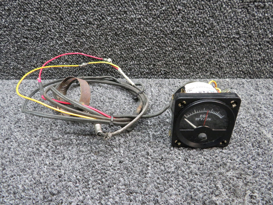 202B-7A Alcor Exhaust Gas Temperature Indicator W/ Probe