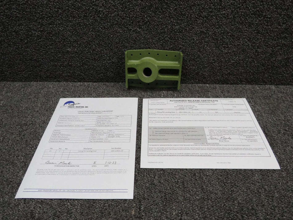 Beechcraft Parts 169-110021-10 Beechcraft B24R Landing Gear Fitting RH W/ 8130-3 and PAI-PT-1