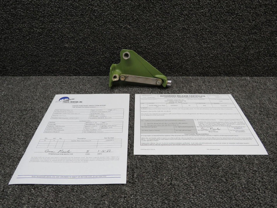 Cessna Aircraft Parts 1241004-1 Cessna 210A Main Gear Saddle Assembly LH W/ 8130-3 and PAI-PT-1
