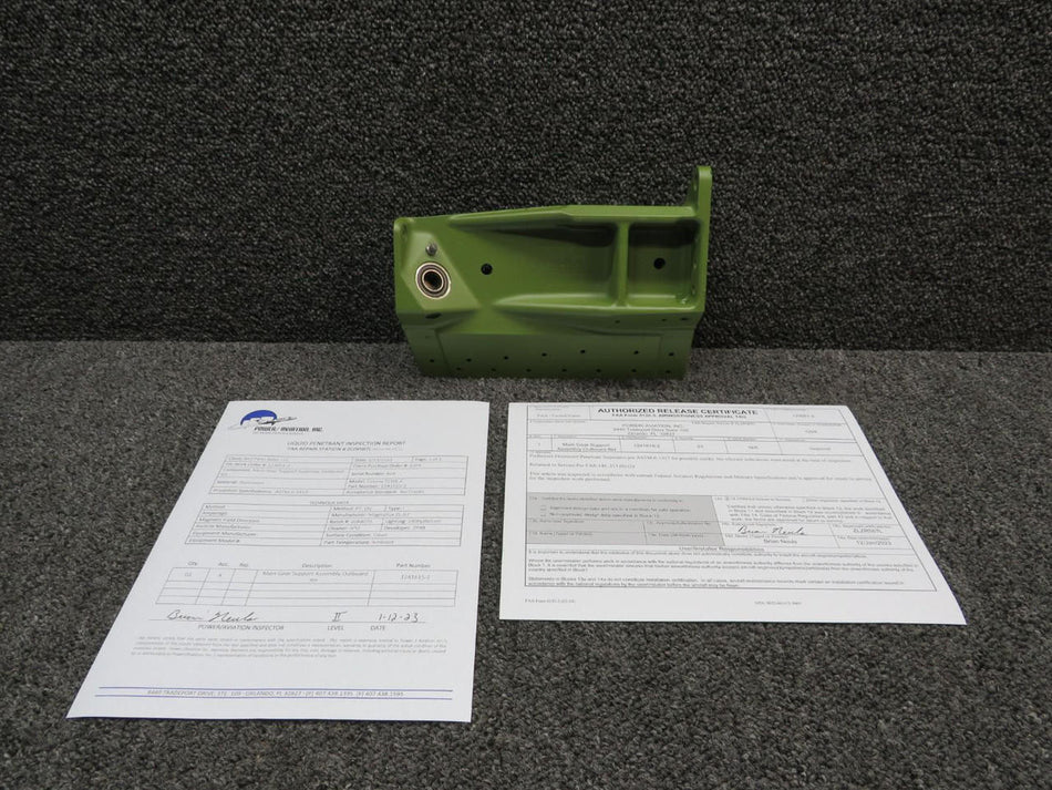 Cessna Aircraft Parts 1241615-2 Cessna T210L Main Gear Support Assy Outbd RH W/ 8130-3 and PAI-PT-1