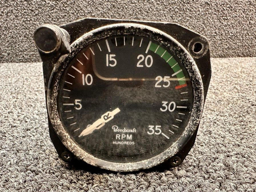 Standard Precision 0813605-7 (ALT: BMD-1001B) Standard Precision Dual Tachometer Indicator