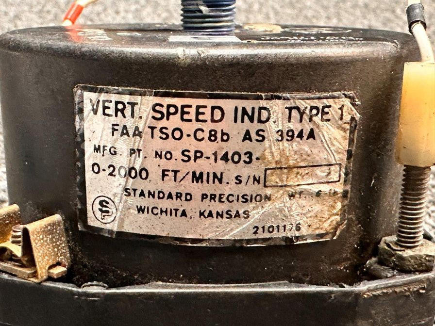 Standard Precision SP-1403 Standard Precision Vertical Air Speed Indicator