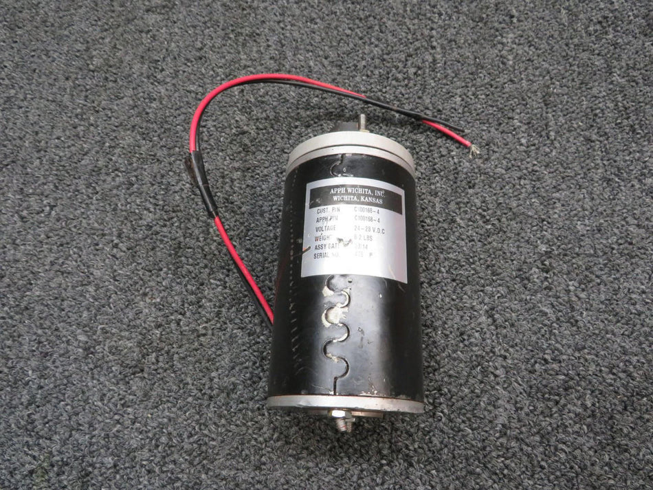 APPH C100168-4 APPH Wichita Inc Flap Actuator Motor Assembly (Volts: 24-28)