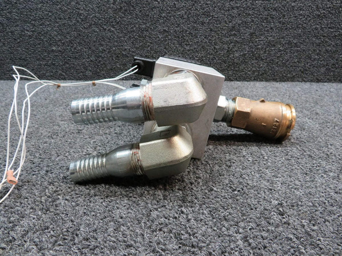 Air Tractor MAS1356, 851058 Air Tractor AT-802A Flow Valve Assembly with Solenoid