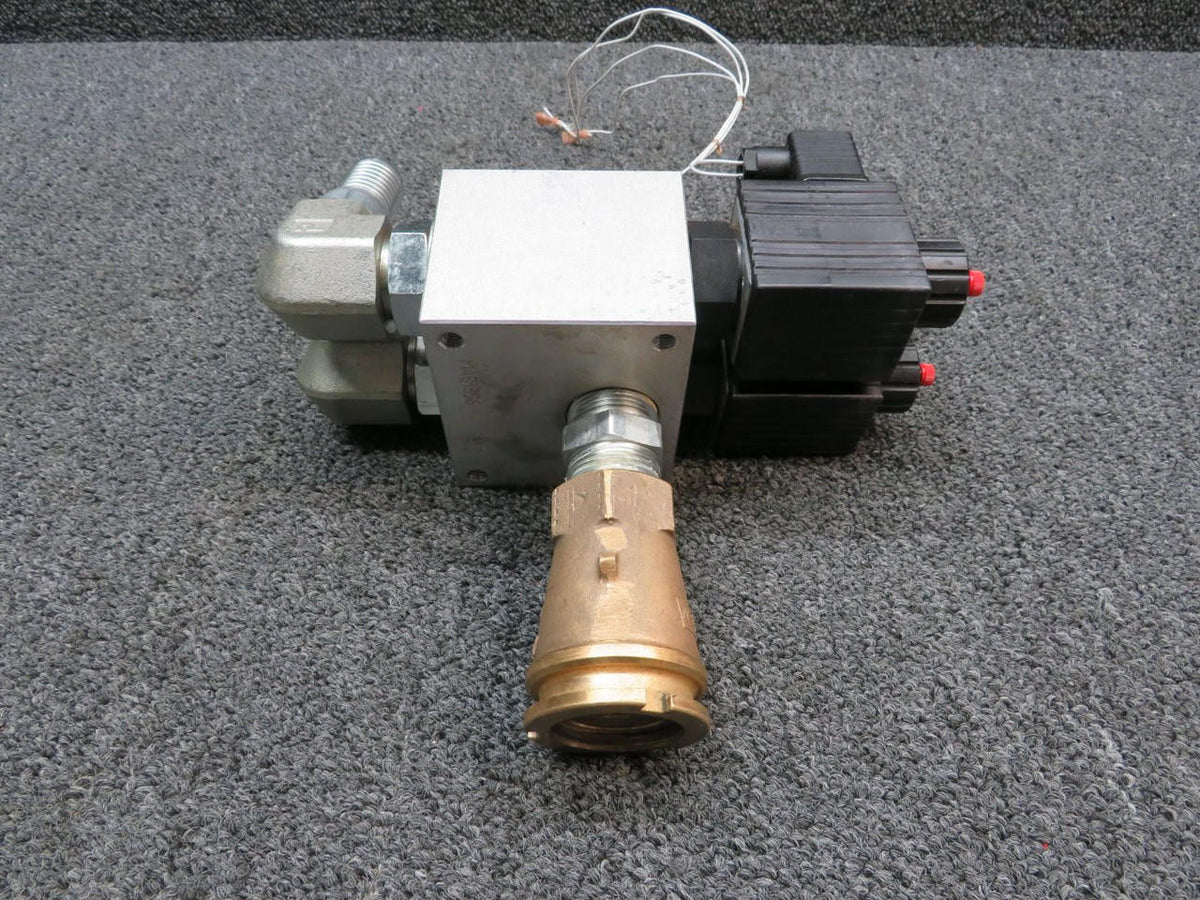 Air Tractor MAS1356, 851058 Air Tractor AT-802A Flow Valve Assembly with Solenoid