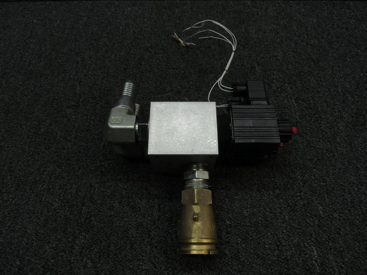 Air Tractor MAS1356, 851058 Air Tractor AT-802A Flow Valve Assembly with Solenoid