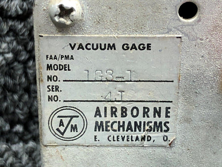 Airborne 1G3-1 Airborne Vacuum Gauge