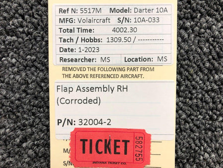 Volairecraft 32004-2 Volaircraft 10A Flap Assembly RH