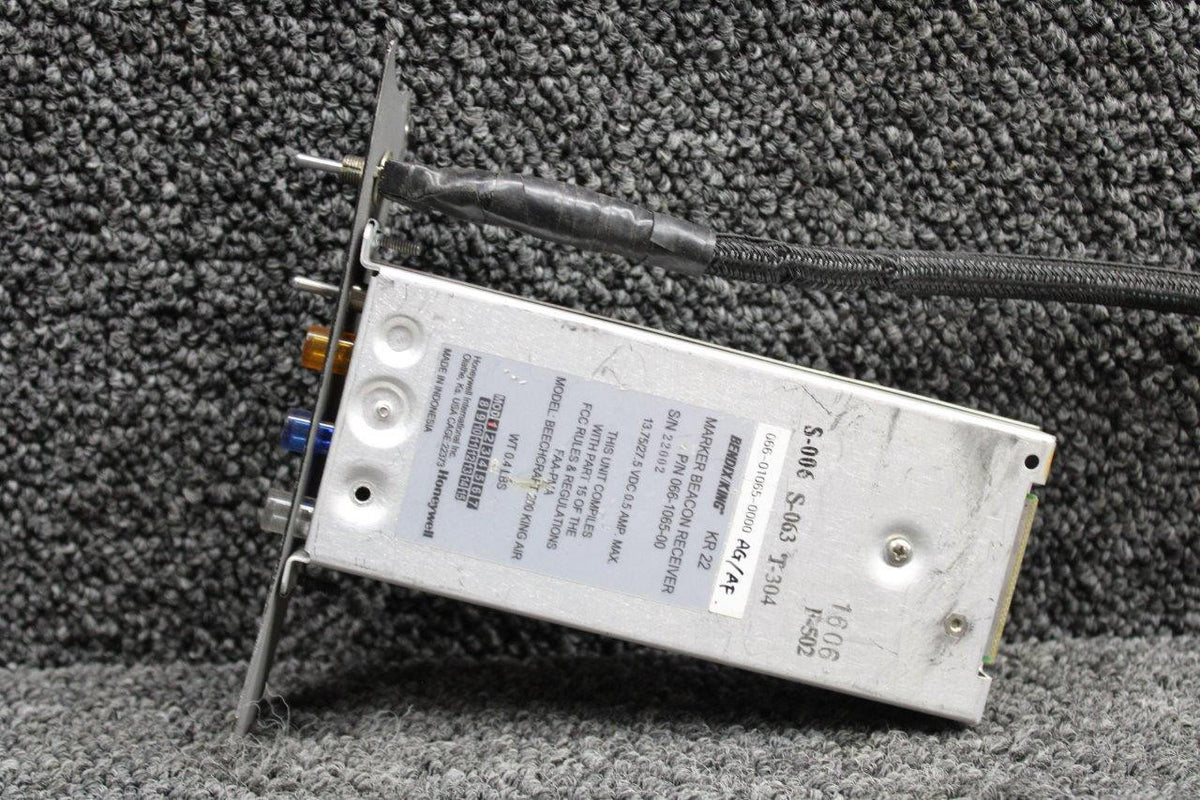 King Radio 066-1065-00 King Radio KR-22 Marker Beacon Receiver with Mods and Extra Switch