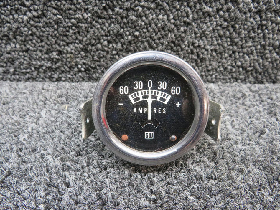Stewart-Warner 827477 Stewart Warner Ammeter Indicator (-60 to +60 Amps)