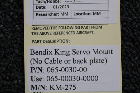 Bendix King 065-0030-00 (Use: 065-00030-0000) Bendix King KM-275 Servo Mount (No Cable)