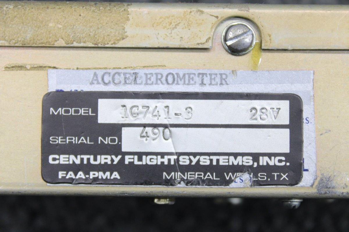 Century Flight Systems 1C741-3 Century Flight Systems Accelerometer Assembly (Volts: 28)