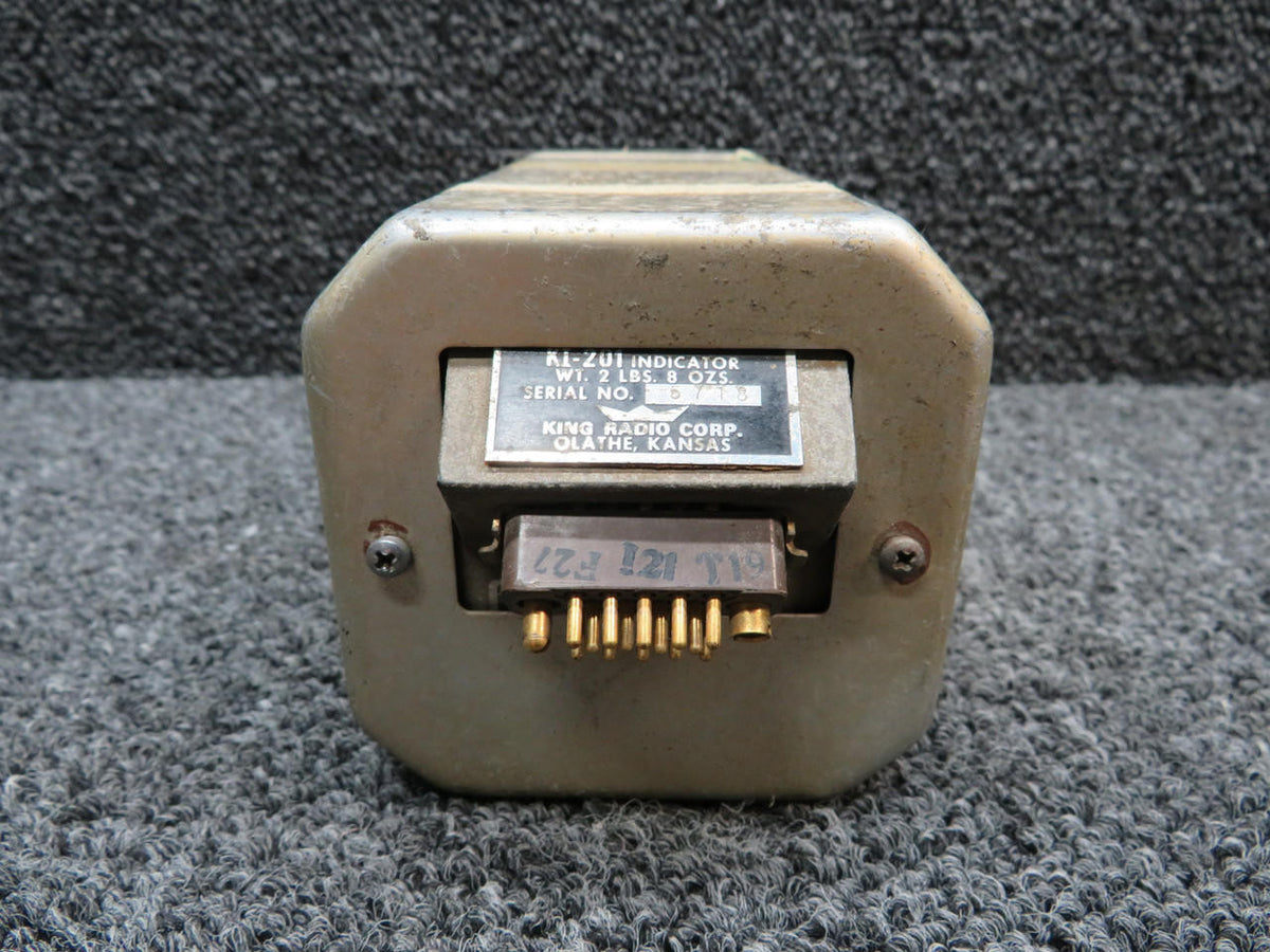 King Radio KI-201 King Radio VOR / LOC Indicator (Scratched Glass)