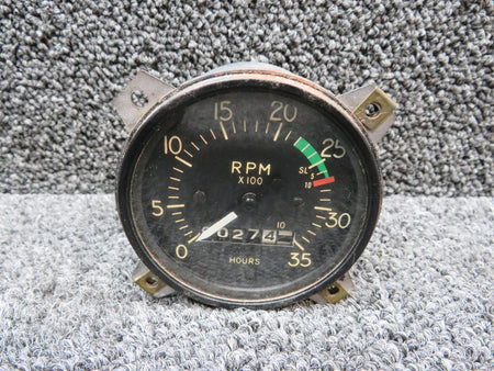 Stewart-Warner 824271 Stewart Warner Tachometer Indicator (Hours: 9027.4)