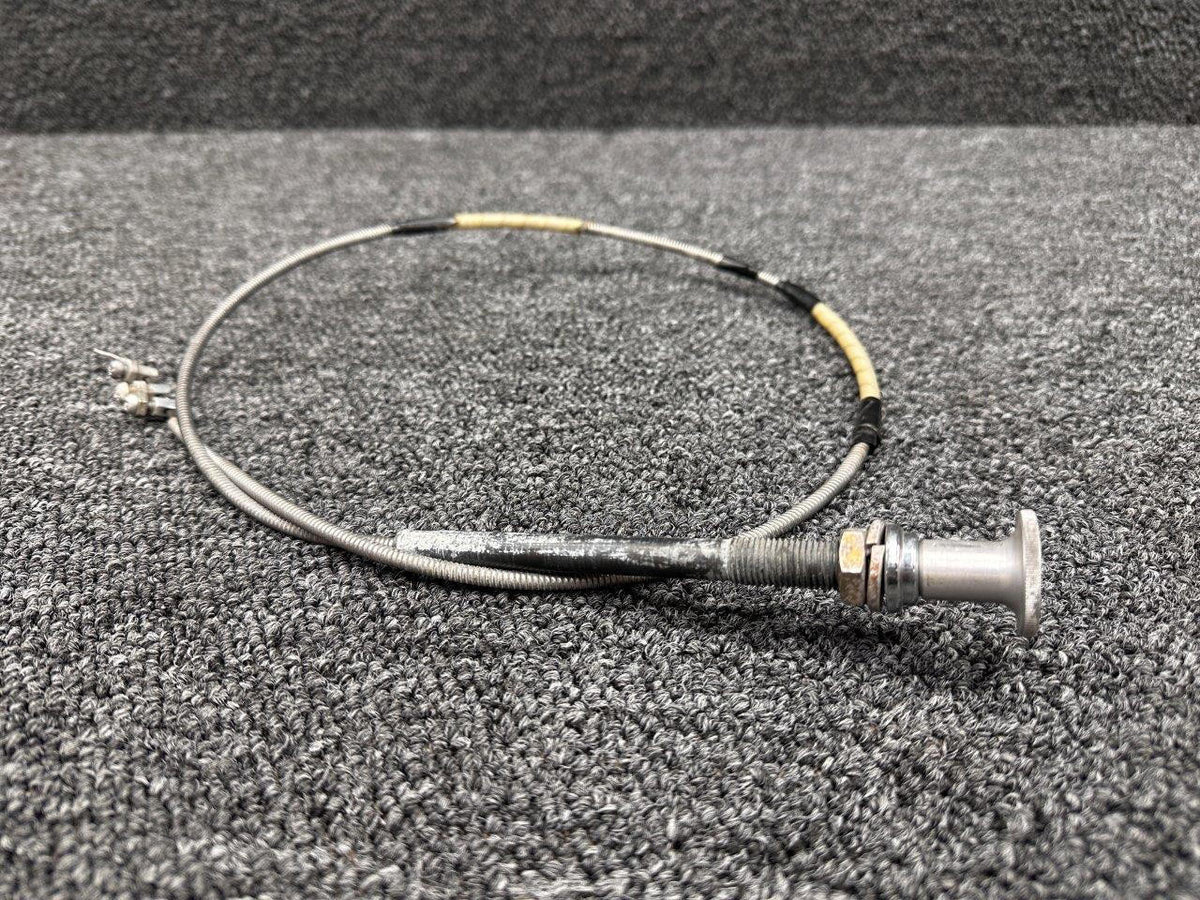 Mooney Aircraft Parts & Accessories 640198-021 (Use: 640198-921) Mooney M20G Cabin Vent Control Cable (Length: 39")