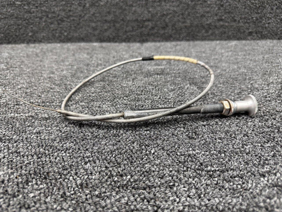 Mooney Aircraft Parts & Accessories 640257-005 Mooney M20G Parking Brake Control Cable (Length: 33-1/2")