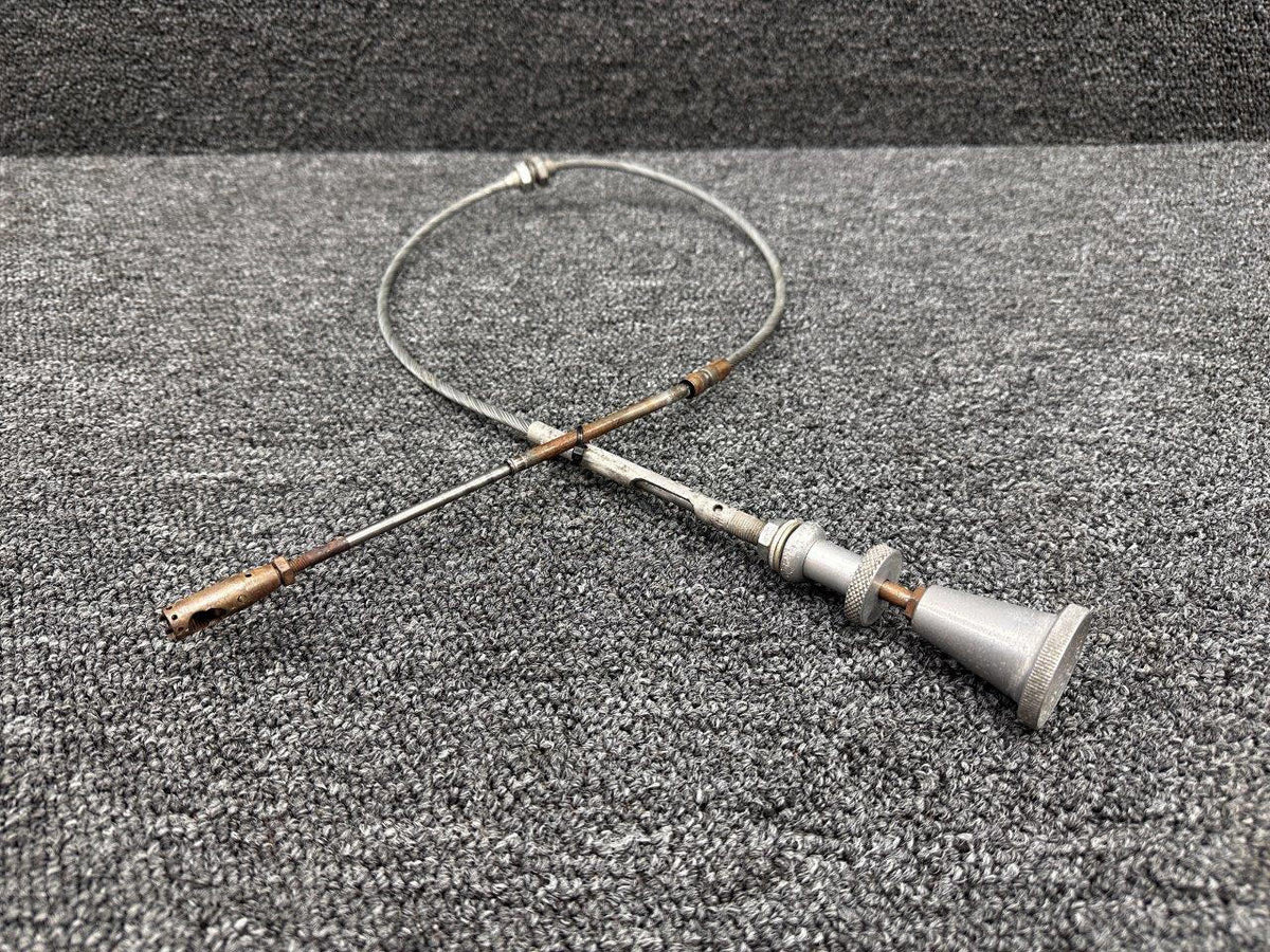 Mooney Aircraft Parts & Accessories 660190-003 Mooney M20G Throttle Control Cable (Length: 42-3/4")