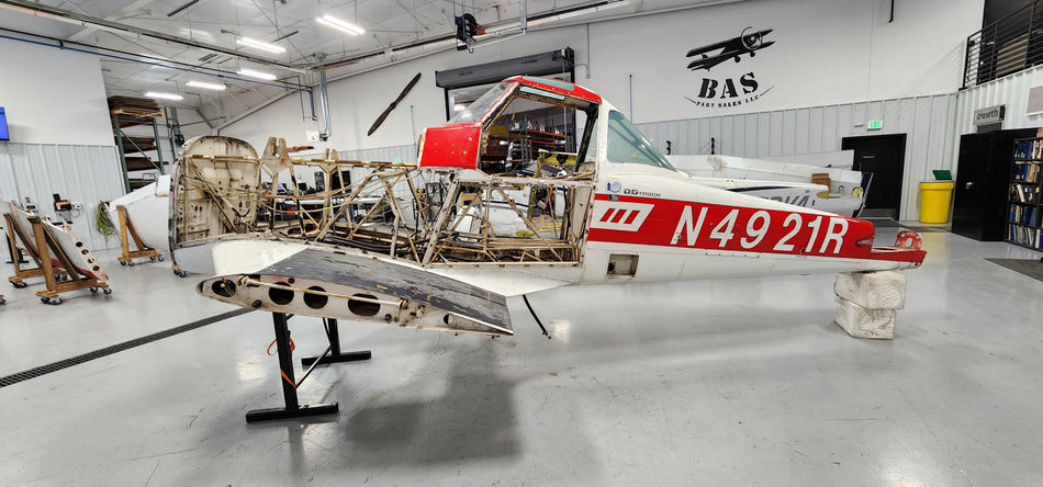 Cessna A188B Fuselage with Bill of Sale, Airworthiness, Logs, & Data Tag
