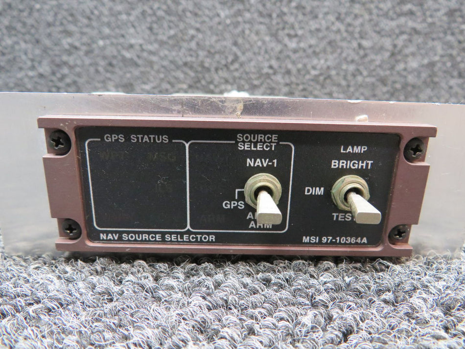 97-10364A MSI Avionics Integrated Nav Source Selector and Display Unit (14V)