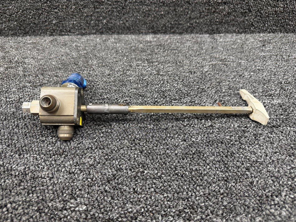 9851096-3, 0516024-1 Cessna 182S Fuel Selector Valve Assembly with Shaft, Handle
