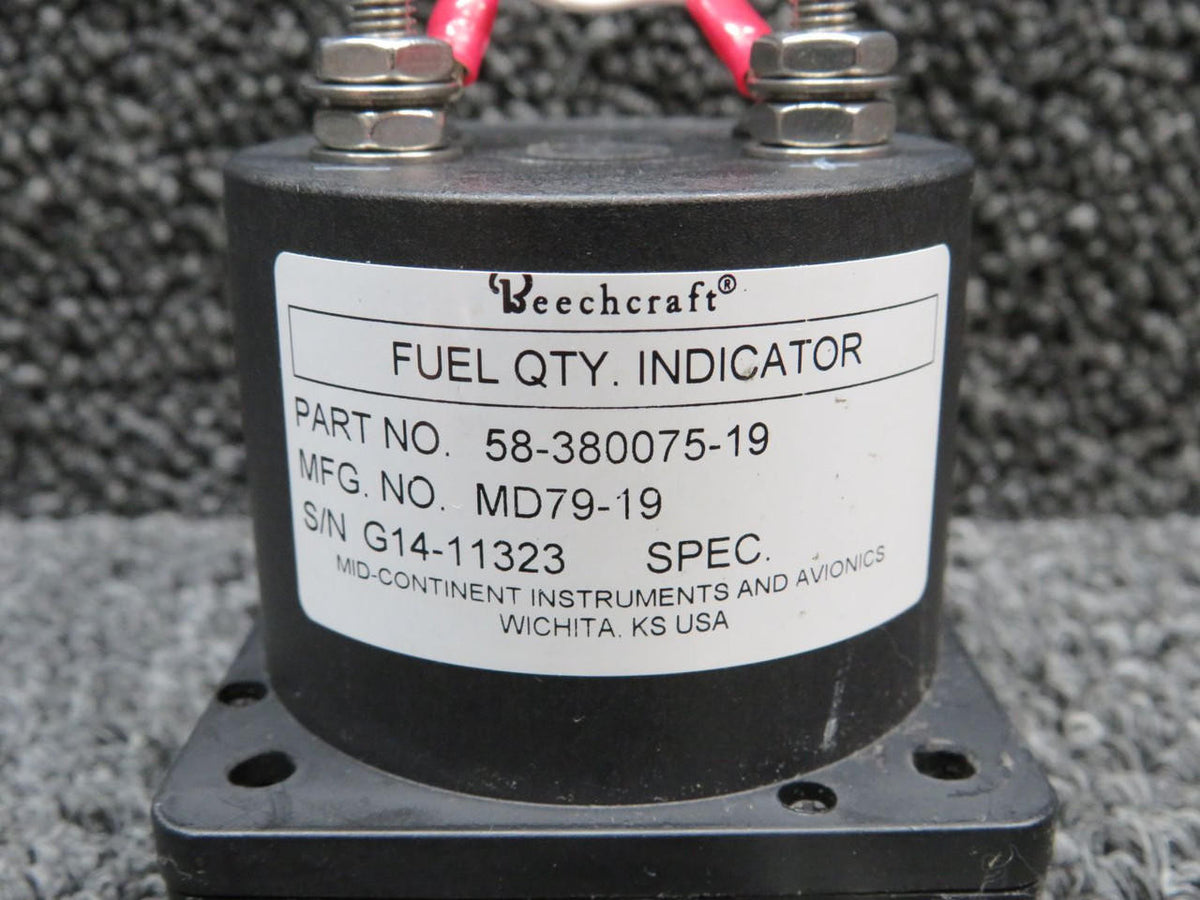 Mid-Continent MD79-19 (Alt: 58-380075-19) Mid-Continent Fuel Quantity Indicator, Lighted