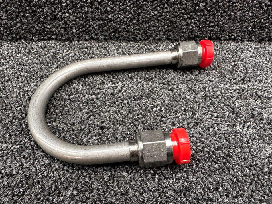 Cessna Aircraft Parts 0750624-15 (Use: 0750624-23) Cessna 182S Fuel Line from Strainer to Firewall