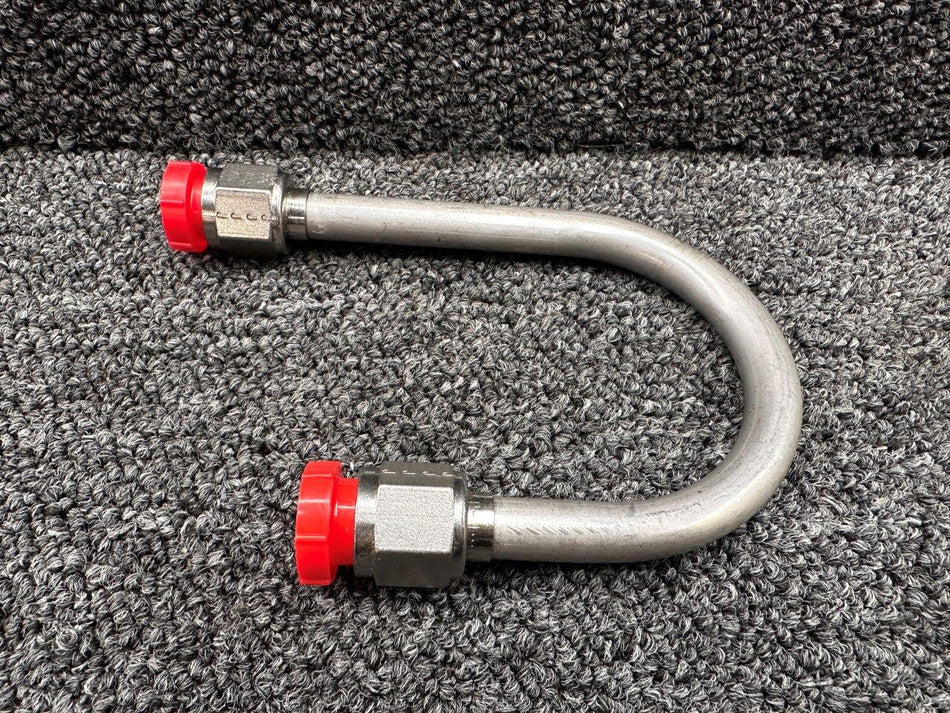 Cessna Aircraft Parts 0750624-15 (Use: 0750624-23) Cessna 182S Fuel Line from Strainer to Firewall