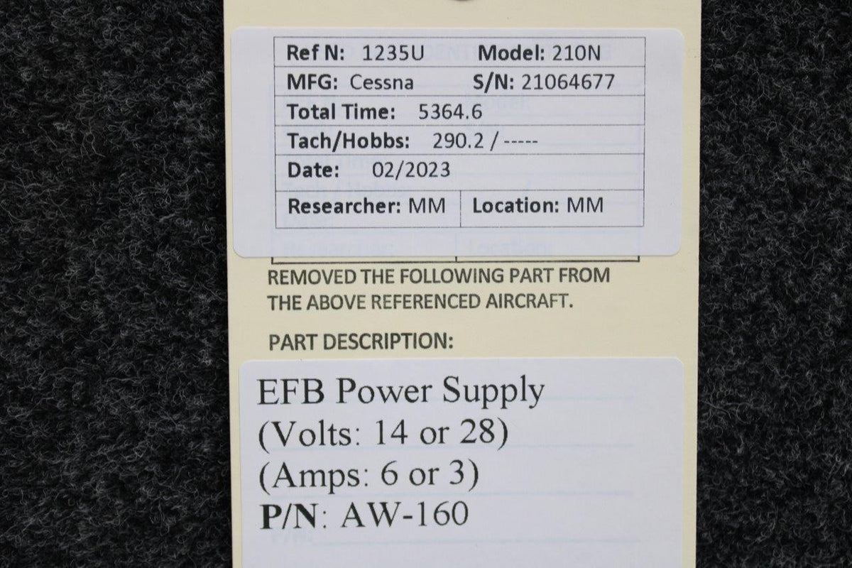 EFB AW-160 EFB Power Supply (Volts: 14, 28) (Amps: 6, 3)