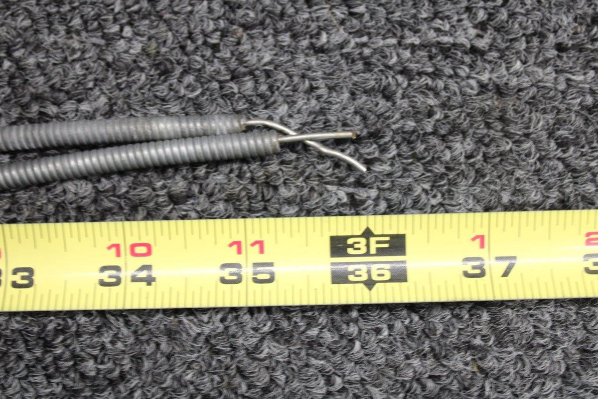 Cessna Aircraft Parts 1211892-1 Cessna 210N Overhead Cabin Vent Control Lever with Cables (L: 35-1/2”)