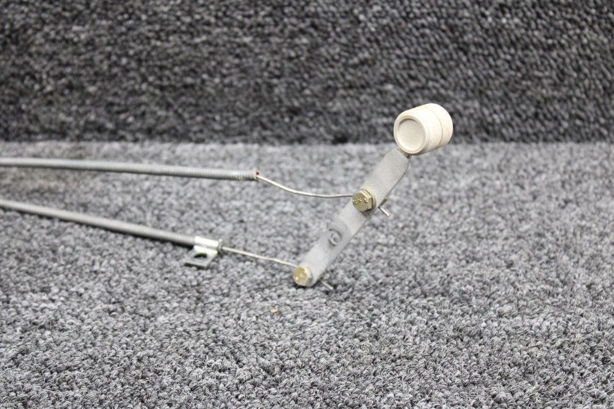 Cessna Aircraft Parts 1211892-1 Cessna 210N Overhead Cabin Vent Control Lever with Cables (L: 35-1/2”)