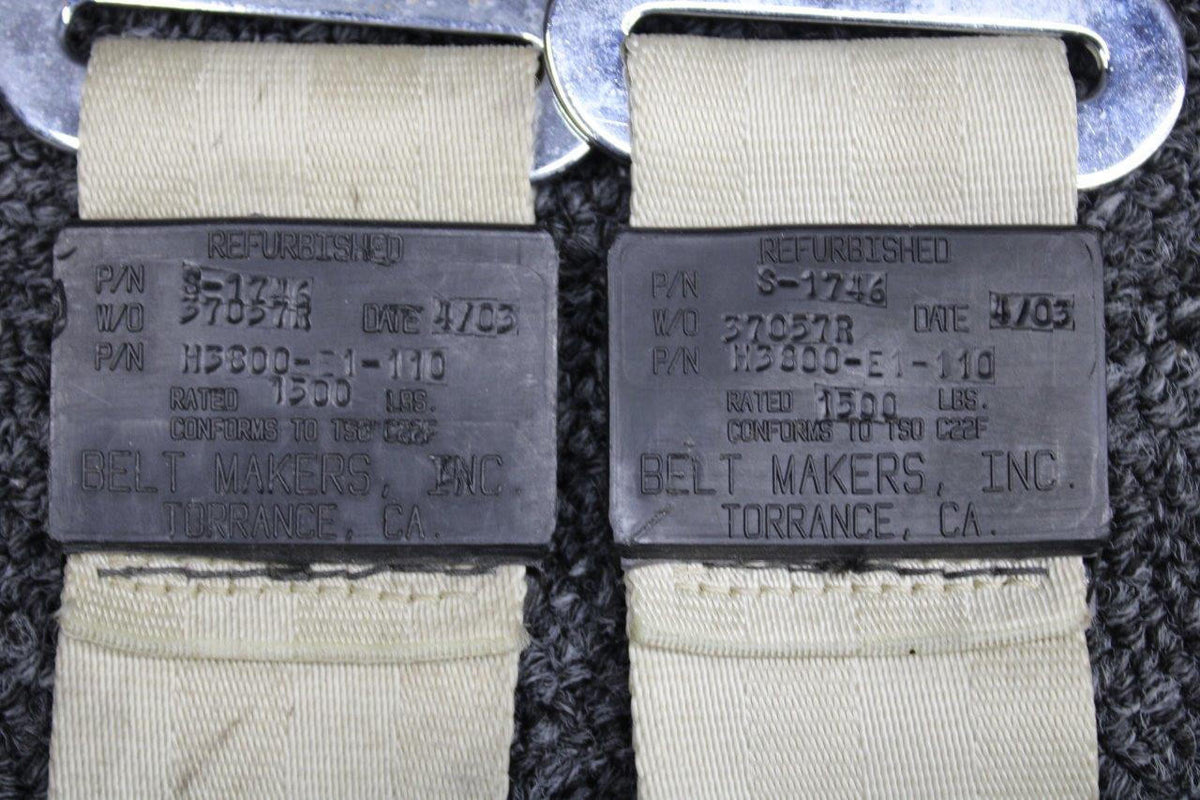 Belt Makers  S-1746 (Use: H3800-E1-110) Belt Makers Seatbelt Assembly LH or RH