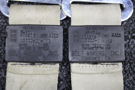 Belt Makers  S-1746 (Use: H3800-E1-110) Belt Makers Seatbelt Assembly LH or RH
