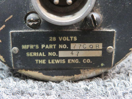 Lewis Engineering 77C9B Lewis Engineering Dual Carburetor Temperature Indicator (Volts: 28)