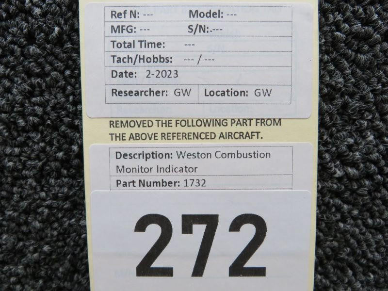 Weston 1732 Weston Combustion Monitor Indicator