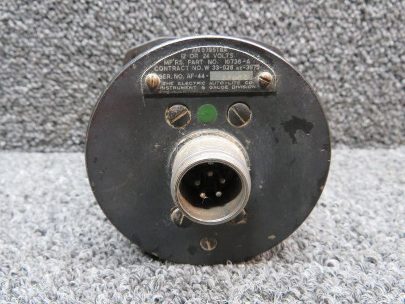 Electric Auto-Lite 10736-A (Alt: AN5795T6A) Electric Auto-Lite Dual Temperature Indicator (12 or 24V)