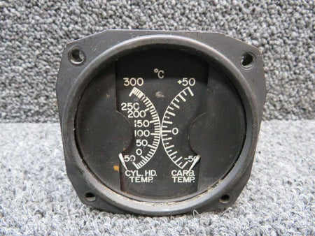 Aircraft Instruments 29-2002 Aircraft Instruments Dual Temperature Indicator (CORE) (No Glass)