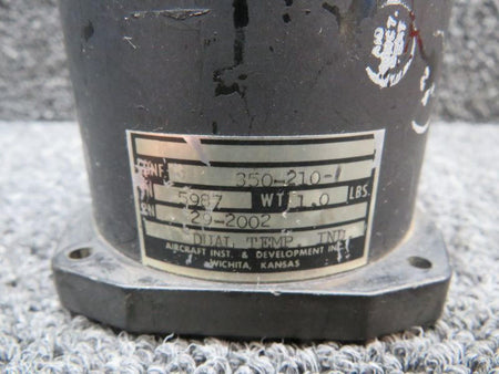 Aircraft Instruments 29-2002 Aircraft Instruments Dual Temperature Indicator (CORE) (No Glass)