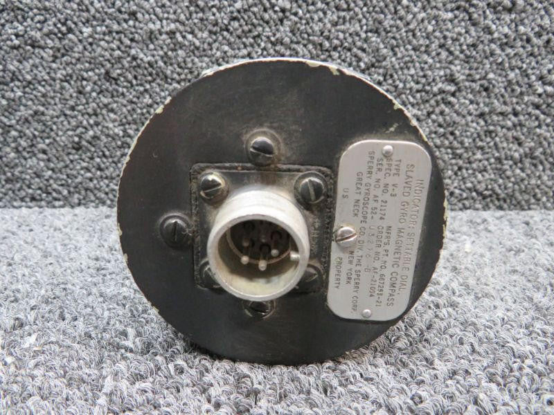 Sperry 667258-21 Sperry Type V-3 Magnetic Gyro Compass Indicator