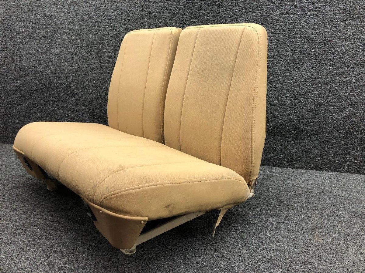 Cessna Aircraft Parts 0514170-3, C165031-0101 Cessna 172RG Split Back Bench Seat Assembly with Locks