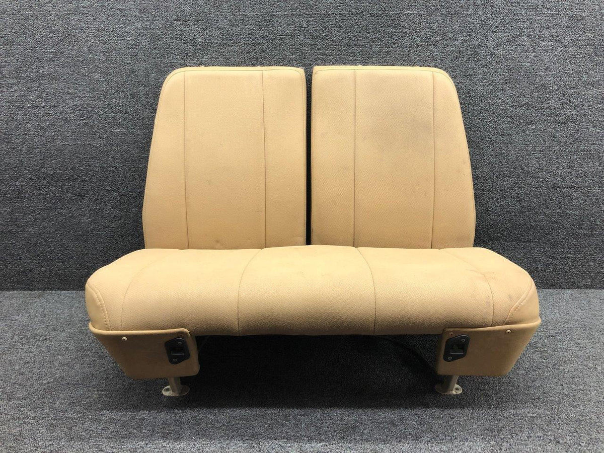 Cessna Aircraft Parts 0514170-3, C165031-0101 Cessna 172RG Split Back Bench Seat Assembly with Locks