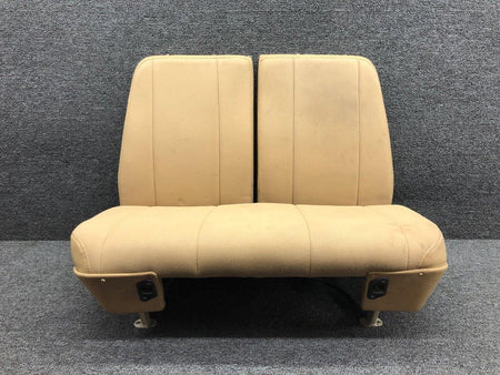 Cessna Aircraft Parts 0514170-3, C165031-0101 Cessna 172RG Split Back Bench Seat Assembly with Locks