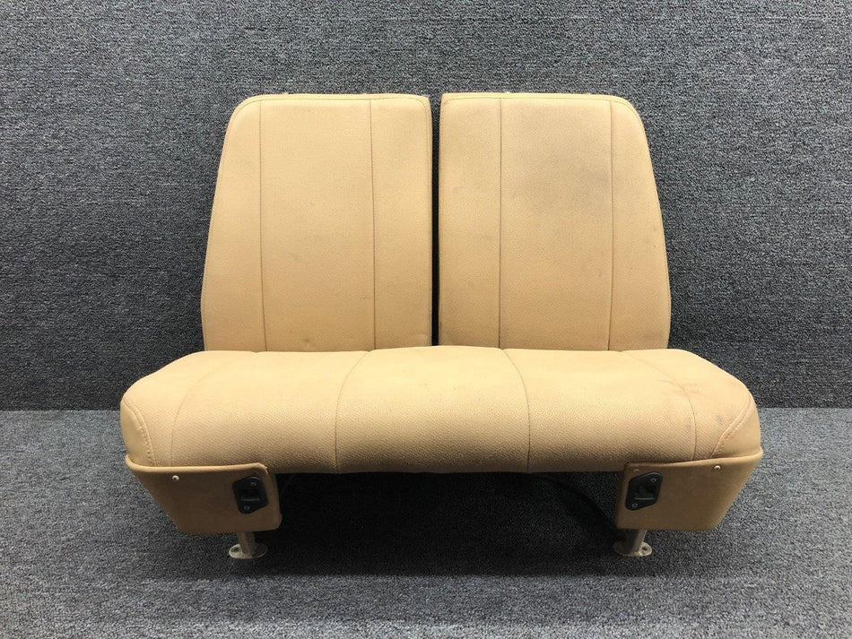 Cessna Aircraft Parts 0514170-3, C165031-0101 Cessna 172RG Split Back Bench Seat Assembly with Locks