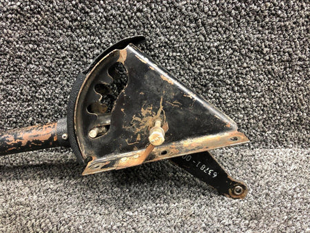 Piper Aircraft Parts 67582-003, 65654-005 Piper PA28R-201 Flap Control Lever Assembly with Bracket