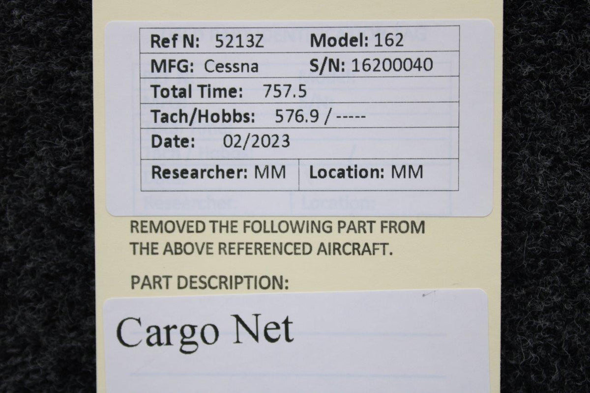 Cessna Aircraft Parts Cessna 162 Cargo Net
