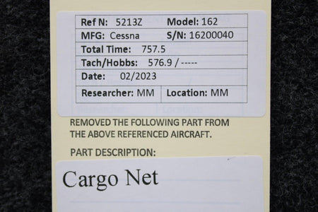 Cessna Aircraft Parts Cessna 162 Cargo Net