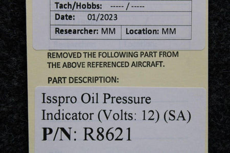 Isspro R8621 Isspro Oil Pressure Indicator (Volts: 12) (SA)