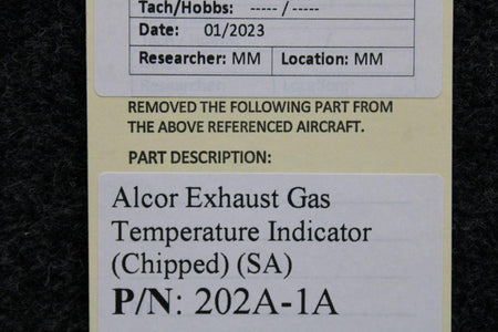 Alcor 202A-1A Alcor Exhaust Gas Temperature Indicator (SA)