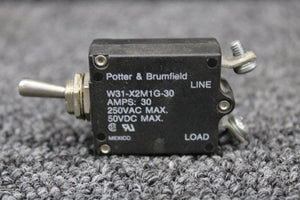 W31-X2M1G-30 Potter and Brumfield Toggle Breaker Switch (Amps: 30) (SA)