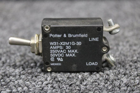Potter and Brumfield W31-X2M1G-30 Potter and Brumfield Toggle Breaker Switch (50/250V, 30A) (SA)