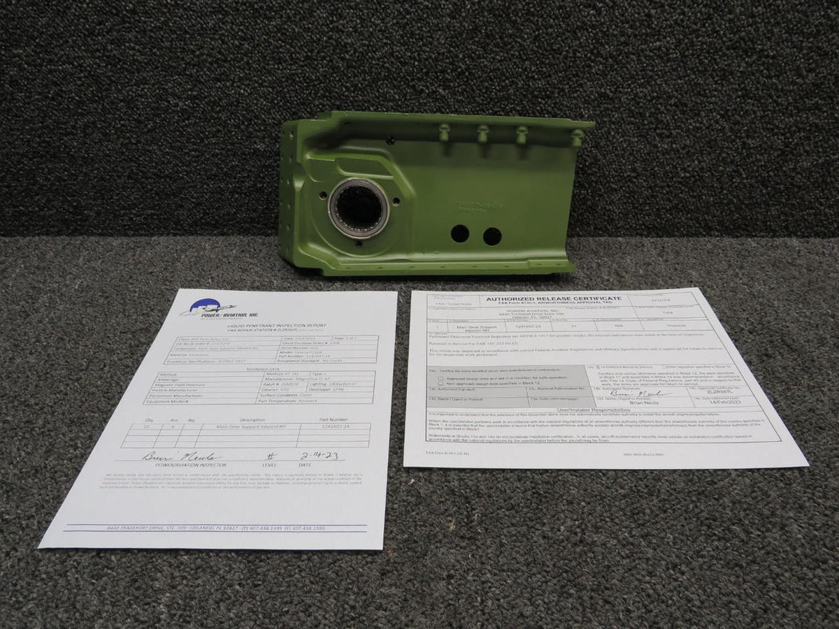 Cessna Aircraft Parts 1241607-24 Cessna P210N Main Gear Support Inbd RH with 8130 and PAI-PT-1